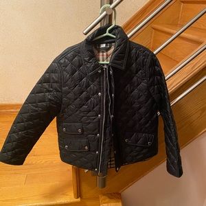 Boys Burberry quilted jacket, size 8.
